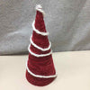MINI RED SPIRAL XMAS TREE
