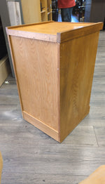 WOOD 2-DRAWER FILE CABINET