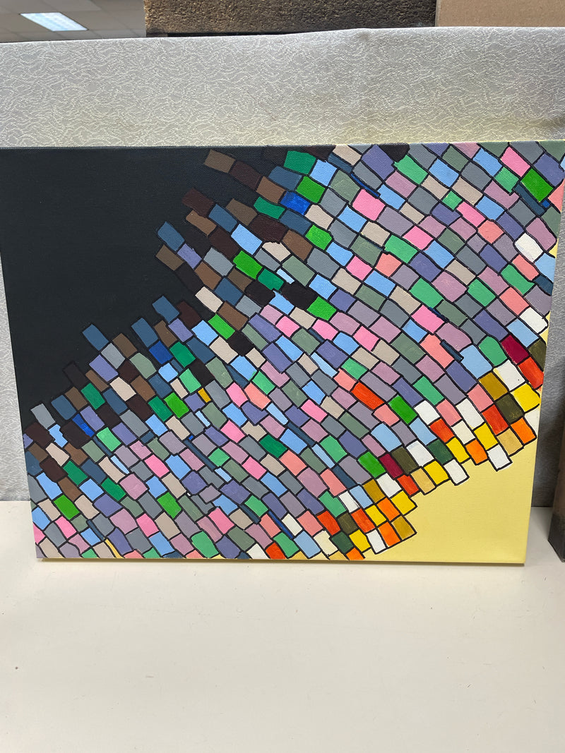 MULTI-COLOR BLOCKS PAINTING