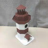 RED/WHITE LIGHTHOUSE BIRDHOUSE