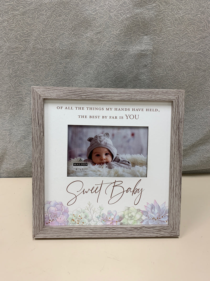 4 X 6 "SWEET BABY" PIC FRAME