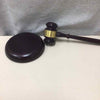 JUDGE'S GAVEL W/PEDESTAL