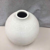 TEXTURED WHITE VASE