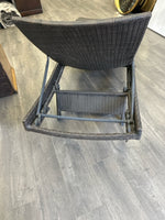 BROWN RESIN CHAISE LOUNGE