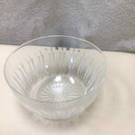 CLEAR PRESSED GLASS BOWL