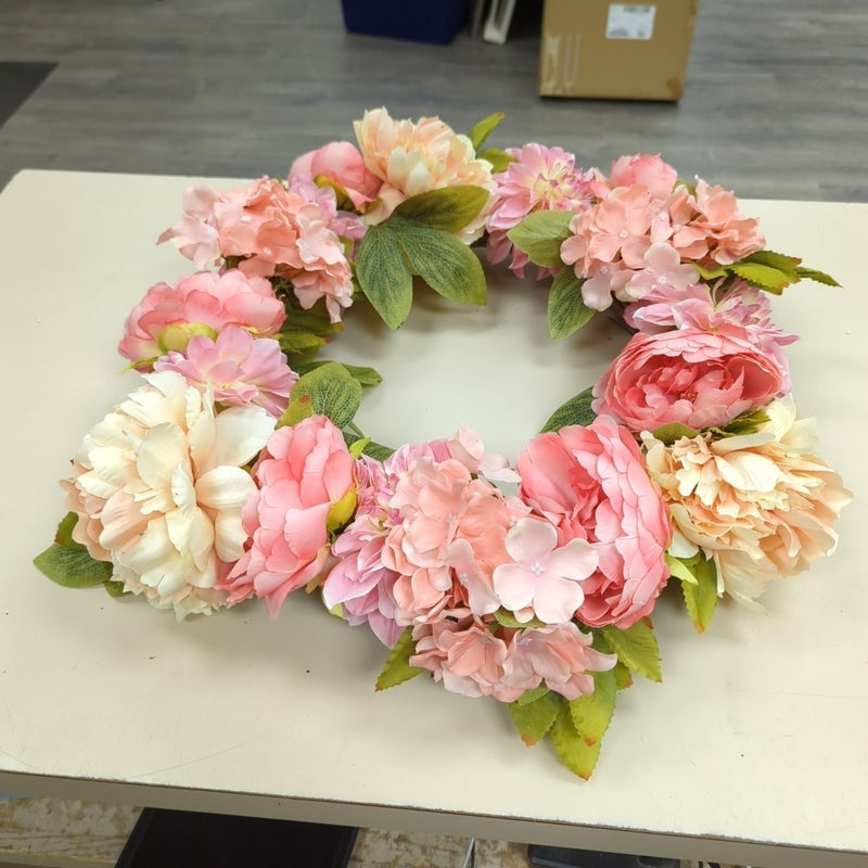 PINK FLORAL WREATH