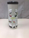 CERAMIC ITALIAN WAITER CHEF PASTA JAR