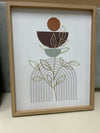 COLORFUL SHAPES W/GOLD LEAF PIC