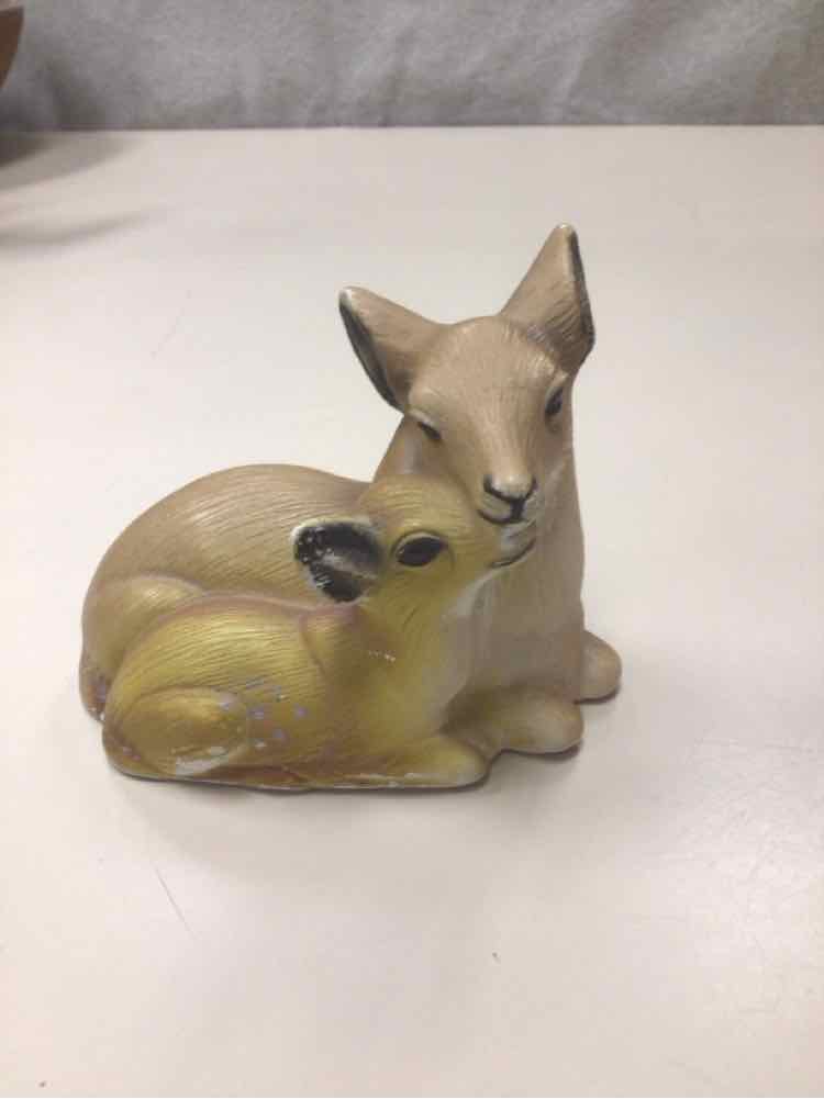 VINTAGE DEER W/FAWN