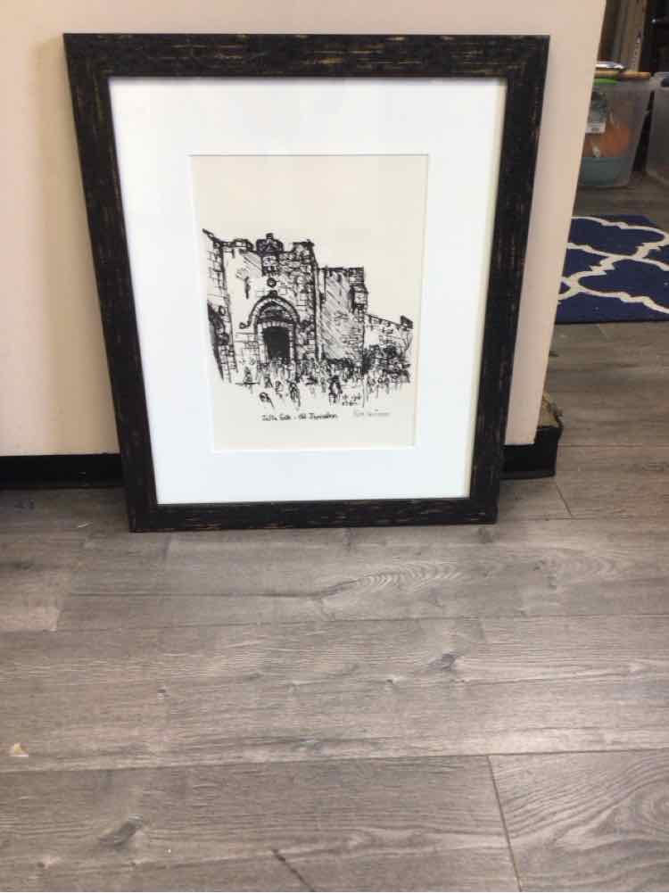 JAFFA GATE OF OLD JERUSALEM ARTWORK