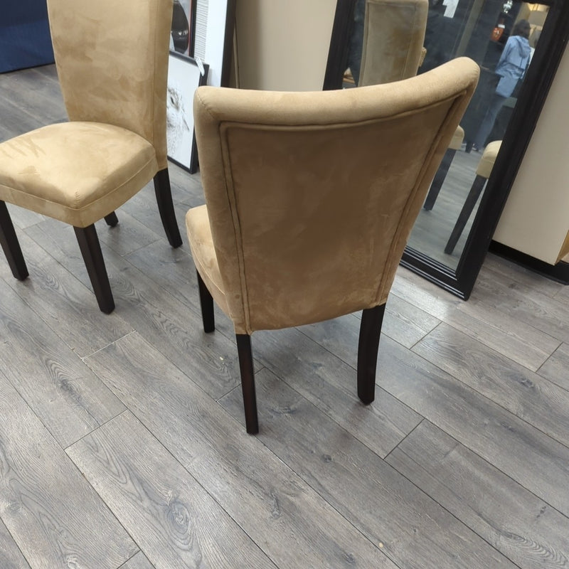 2 BROWN PARSONS CHAIRS