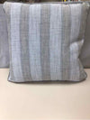 GRAY STRIPED PILLOW