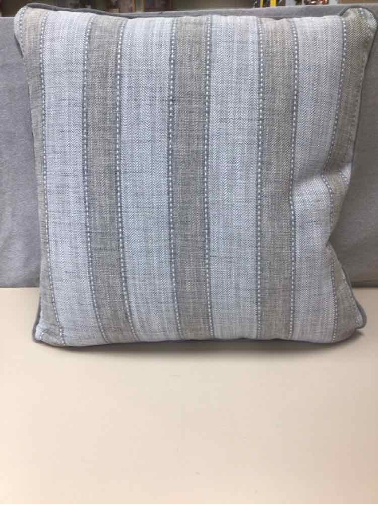 GRAY STRIPED PILLOW