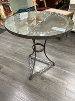 MIRRORED IRON ROUND TABLE