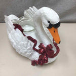 MUSICAL SWAN CANDLE HOLDER