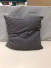 GRAY/BROWN THROW PILLOW
