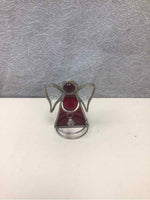 STAINED GLASS ANGEL FIGURE