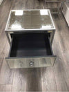 MIRRORED NIGHTSTAND W/DRAWER