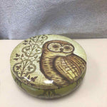 OWL LIDDED CANDLE