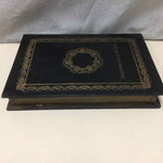 BLACK FAUX STORAGE BOOK