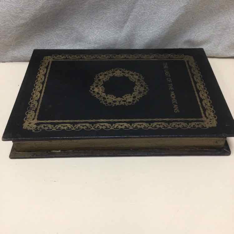 BLACK FAUX STORAGE BOOK