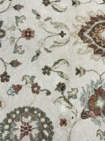 TAN BROWN GREEN RUG
