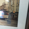 SIGNED VINTAGE TROLLEY ART