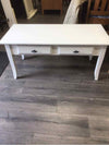 WHITE WOOD COFFEE TABLE