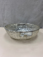 ROUND SILVER WIRE BASKET