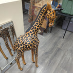 LEATHER GIRAFFE STATUE