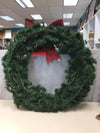 XL WREATH W/RED+GOLD ORNAMENTS