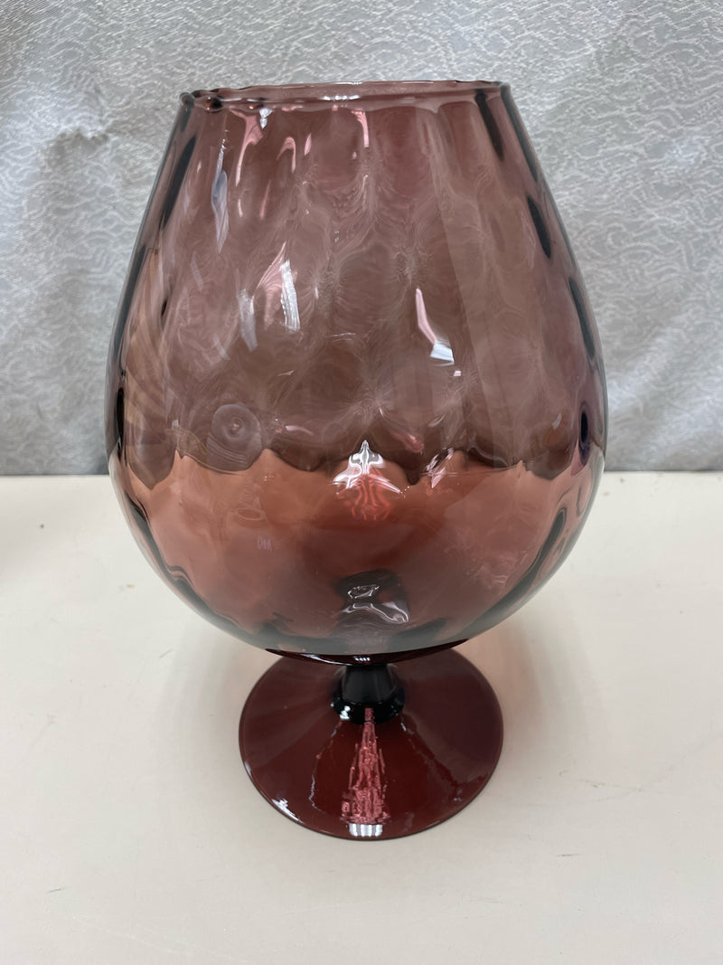 PURPLE BRANDY SNIFTER AMETHYST