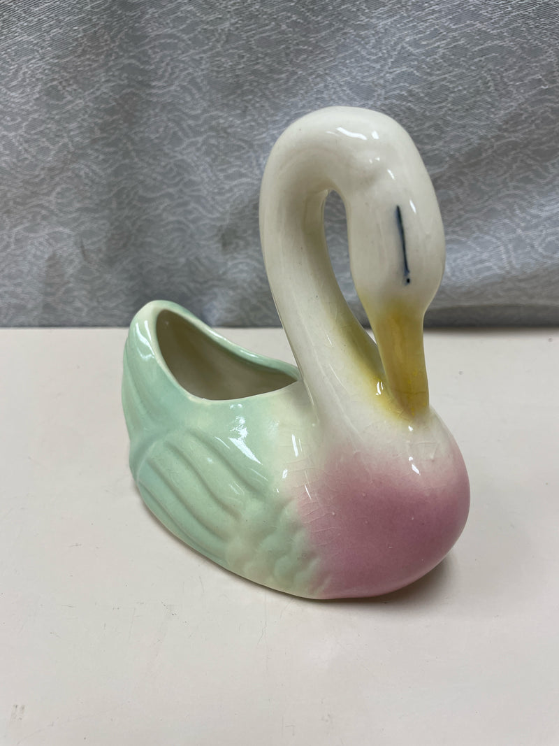 CERAMIC GREEN/PINK SWAN