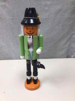 SCARECROW WITH BAT NUTCRACKER