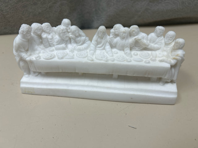 LAST SUPPER WHITE CERAMIC