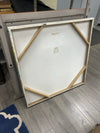 BLUE GREEN GEOMETRIC CANVAS