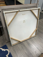 BLUE GREEN GEOMETRIC CANVAS