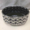 WIDE SILVER BUBBLE VASE