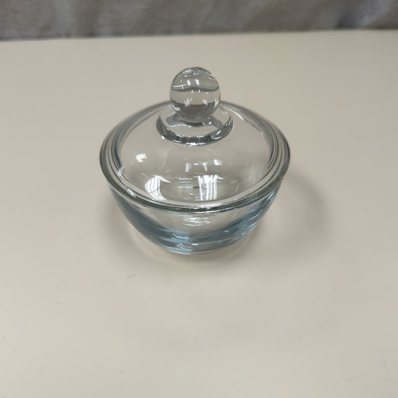 SHORT CLEAR LIDDED APOTHECARY