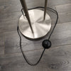 TALL SILVER FLOOR LAMP