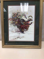 SANTA IN SNOW PIC