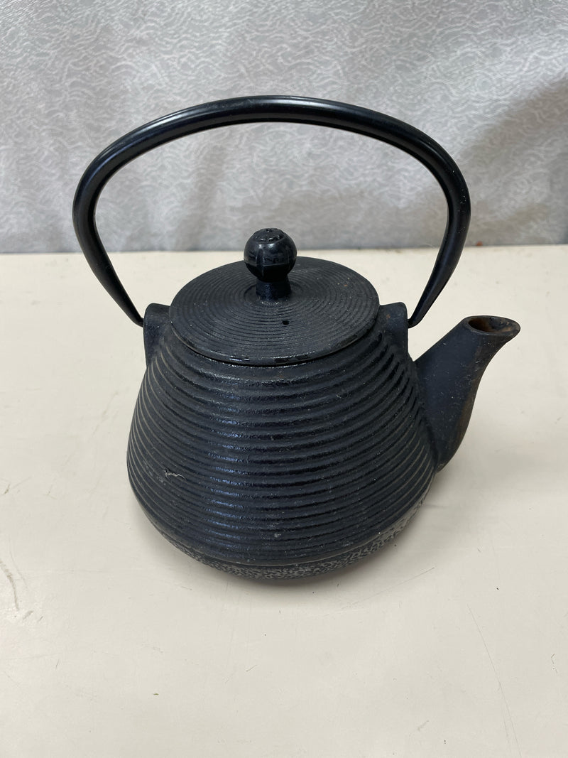 BLACK IRON TEAPOT