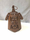 BROWN IRON ASIAN LANTERN