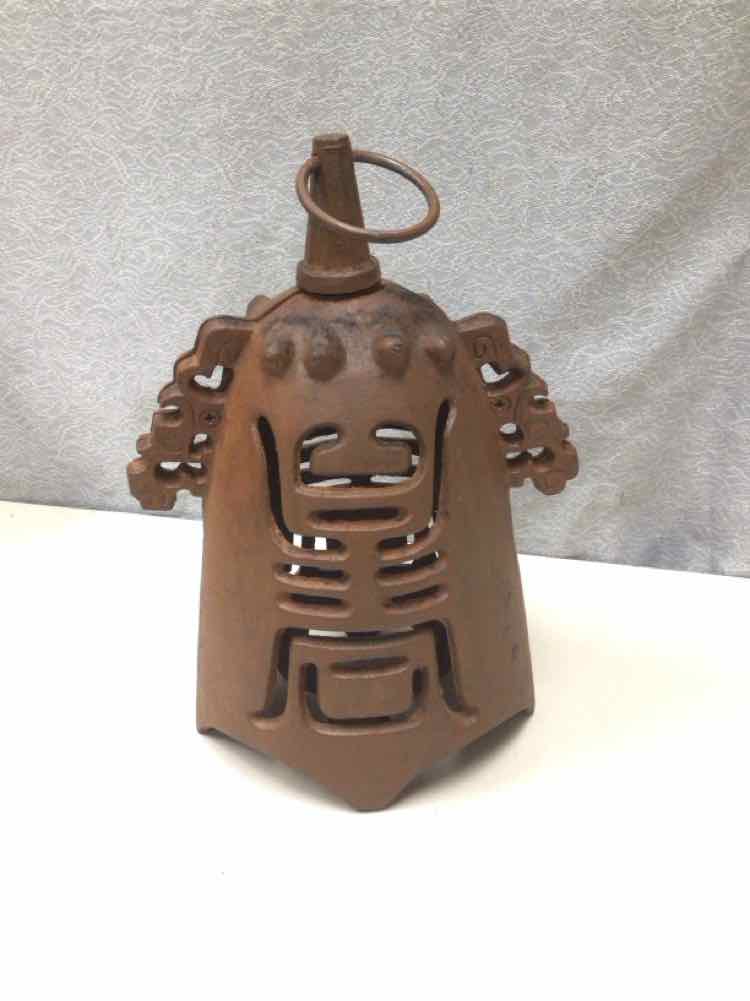 BROWN IRON ASIAN LANTERN