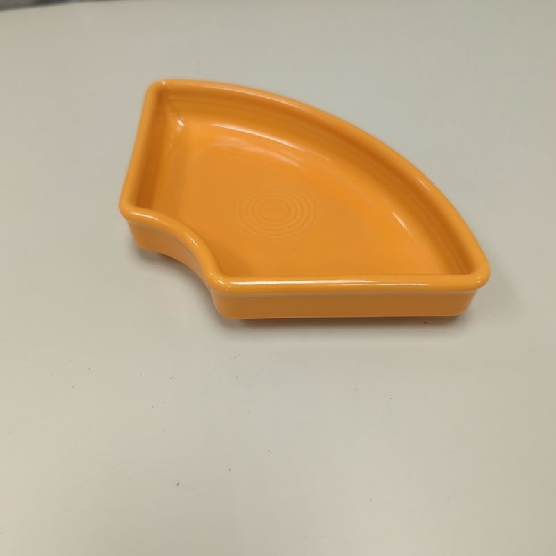 ORANGE CURVED FIESTA DIP BOWL