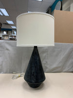 DARK GRAY CONE BASE LAMP