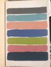 MULTI COLOR STRIPED CANVAS