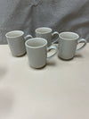 4 CREAM MUGS