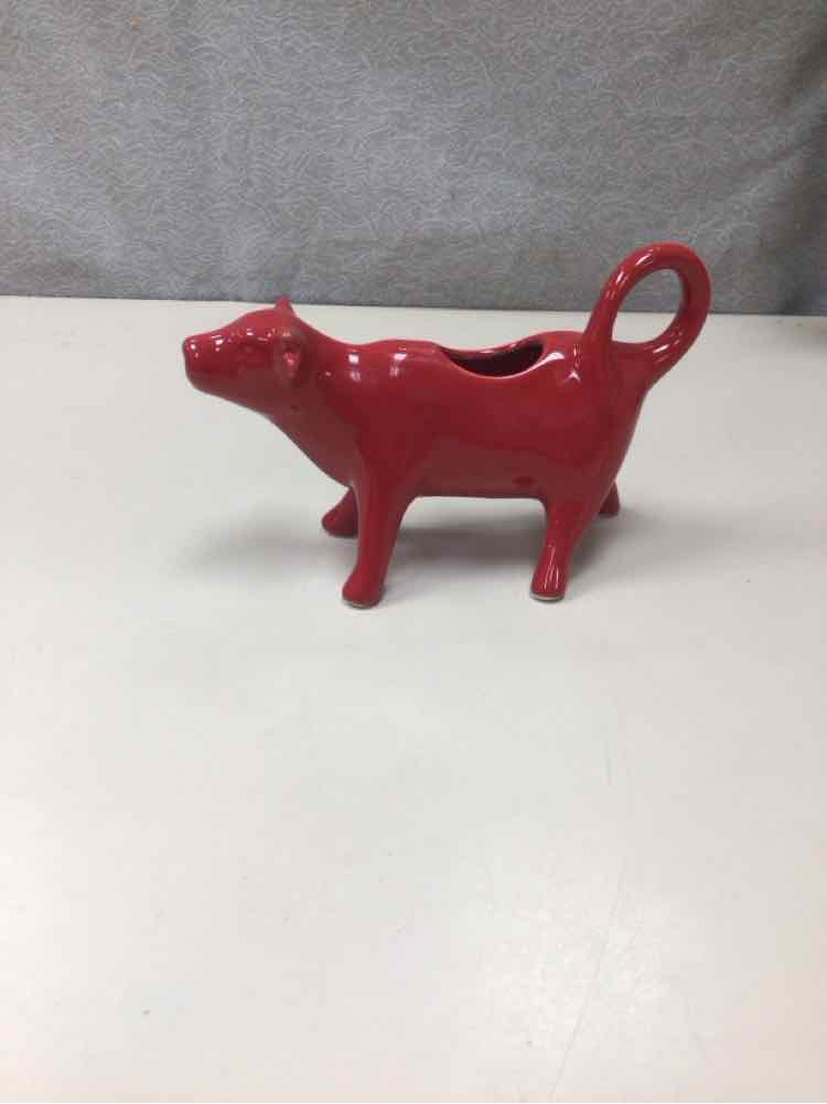 RED COW CREAM PITCHER