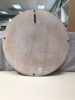 TAN WOOD ROUND CUTOUT